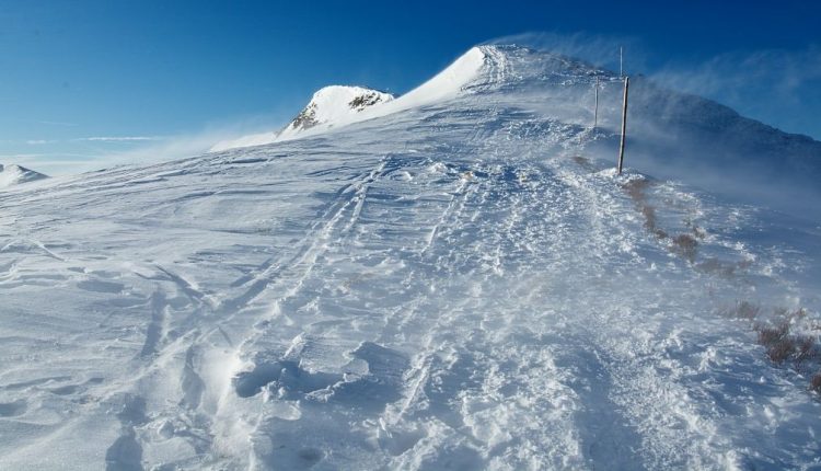 Zima v horách, ilustr. foto k ČTK